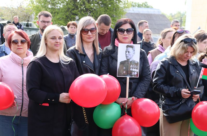 Торжественный митинг, посвященный 78-й годовщине Великой Победы, прошел в Костюковичах