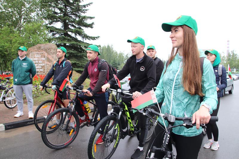 31 километр проехали работники БЦЗ в велопробеге, посвященному Дню Независимости