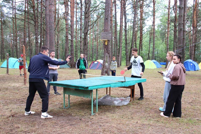 Палаточный лагерь "Эдельвейс" открылся для школьников в Костюковичском районе
