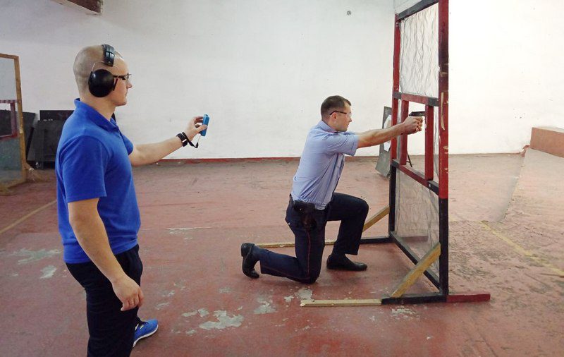 В чемпионате по практической стрельбе команда Костюковичского отделения Департамента охраны МВД заняла 1 место