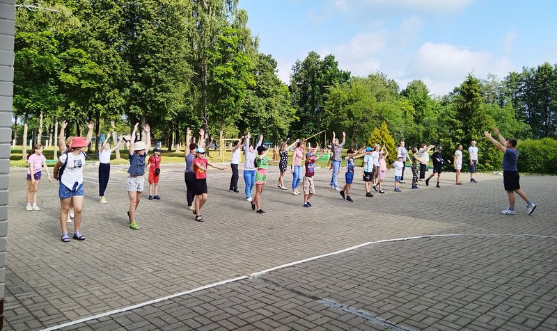 День спорта проводят в Костюковичском районе в рамках Недели молодежи