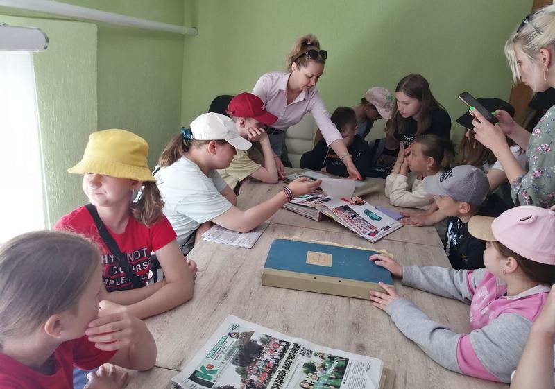 Воспитанники оздоровительного лагеря "Мечта" побывали на экскурсии в редакции районной газеты "ГК"