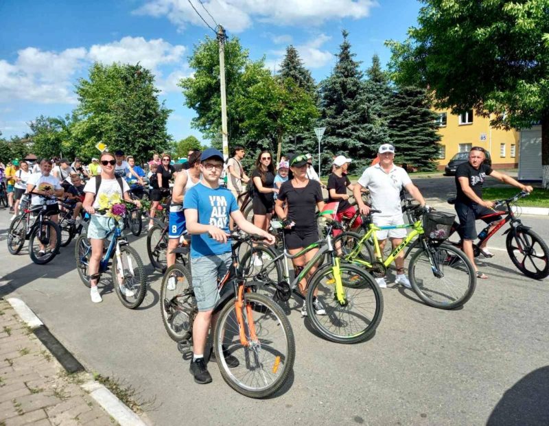 ФОТОФАКТ: велопробег, посвящённый Дню Независимости, прошёл в Костюковичах