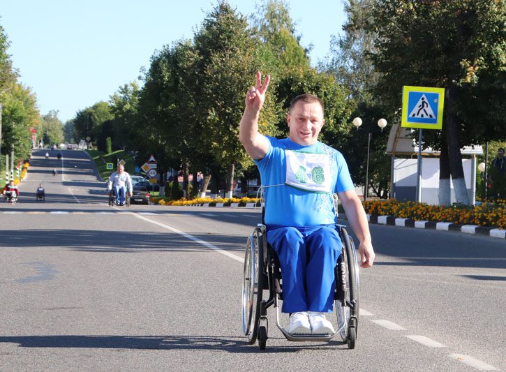 В районе проходят 5-ые межрайонные открытые соревнования среди инвалидов-колясочников «Костюковичские старты»