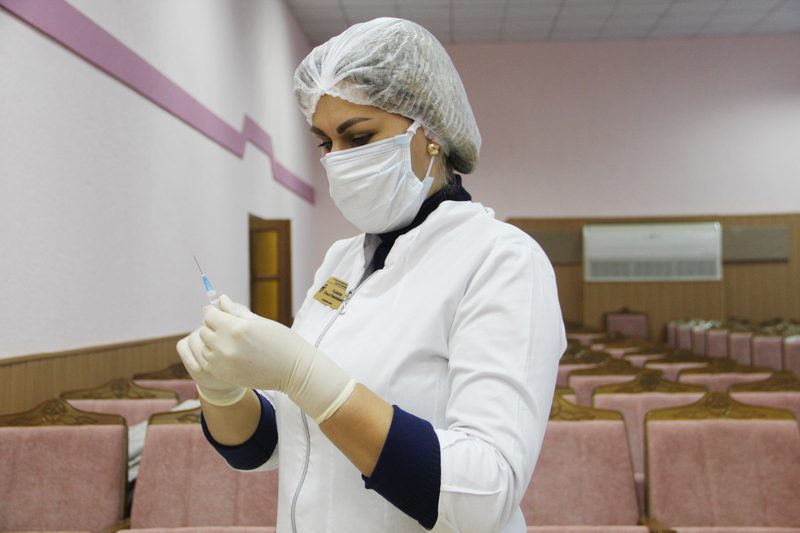 Кампания по иммунизации населения против гриппа проходит в Костюковичах