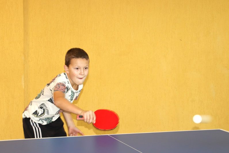 Первенство по настольному теннису среди детей и подростков прошло в рамках акции «Мы за здоровый образ жизни»