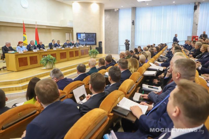 Как исполняется Директива №1, рассмотрели на заседании Могилевского облисполкома 30 ноября