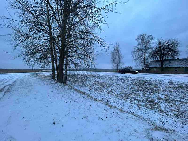 В Костюковичах выпал снег
