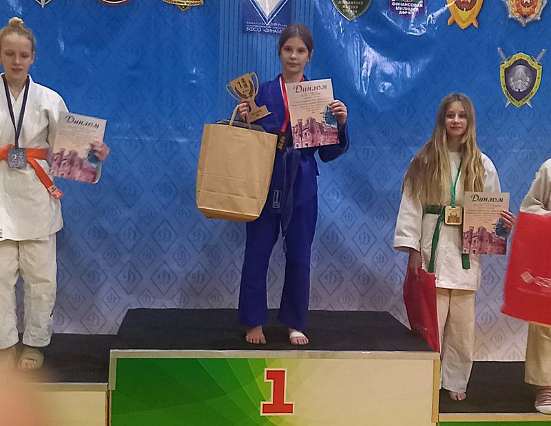 Юная костюковчанка Ульяна Галяс одержала победу в открытом турнире по дзюдо «Цитадель-2023»