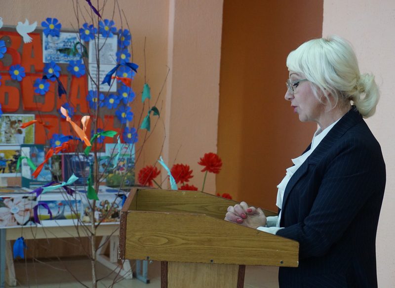 Урок-реквием в Белодубровской средней школе, посвященный Международному дню памяти жертв преступления геноцида