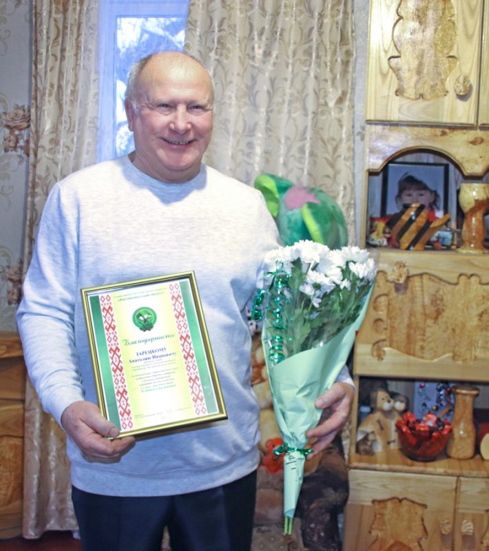 70-летний юбилей отметил ветеран лесной отрасли Костюковщины Анатолий Зарецкий