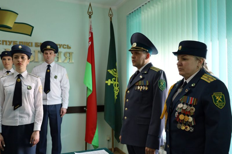 Торжественная церемония принесения Присяги, приуроченная ко Дню Конституции Республики Беларусь, состоялась в Могилевской таможне