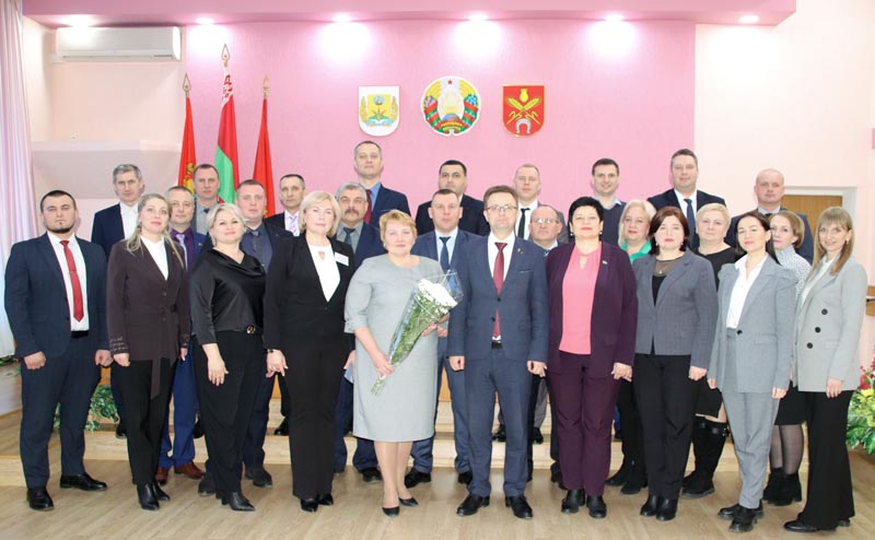 В Костюковичах состоялась первая сессия районного Совета депутатов двадцать девятого созыва