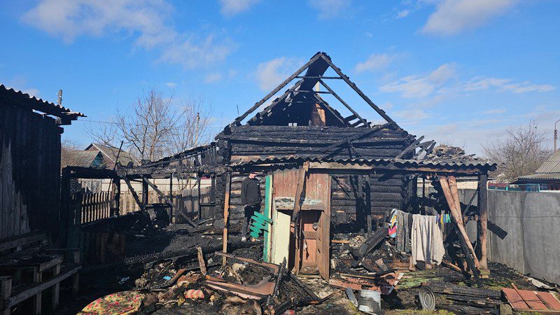 ЧП: в Костюковичах горел жилой дом