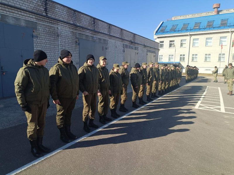 Курсанты военно-патриотического клуба «Зубр» продолжают занятия в РОВД