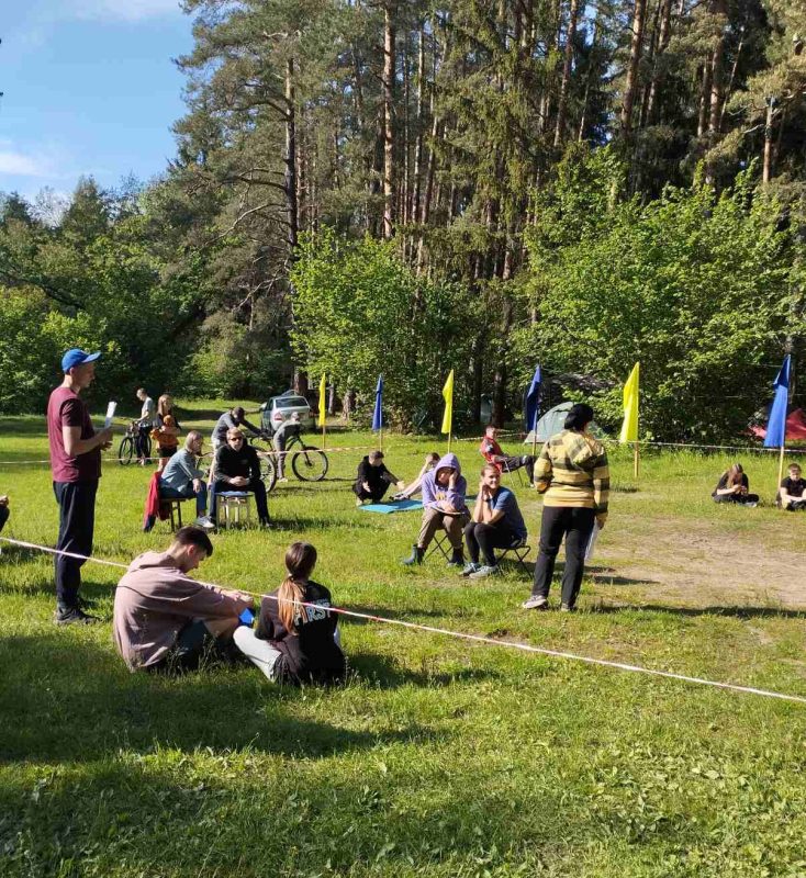 Команда юных туристов Костюковичского района заняла 2-е место на областном турслете