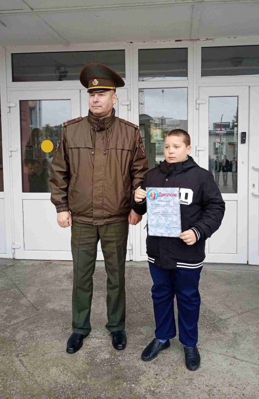 Команда средней школы №4 - победитель "Зарницы"