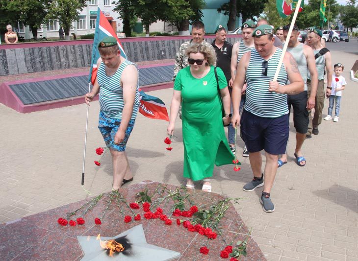 Торжественый митинг в честь Дня пограничника прошел в Костюковичах