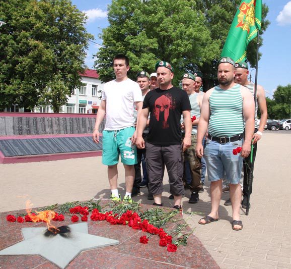 Торжественый митинг в честь Дня пограничника прошел в Костюковичах