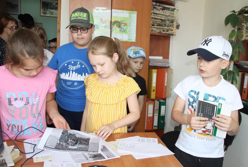 Воспитанники оздоровительных лагерей побывали на экскурсии в редакции районной газеты