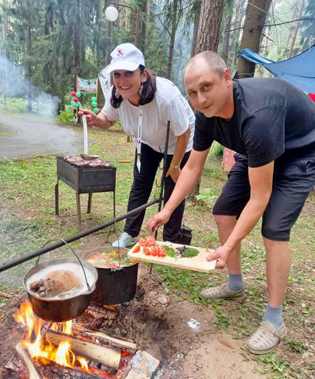 Команда костюковчан приняла участие в туристическом слете актива областной организации РОО «Белая Русь»
