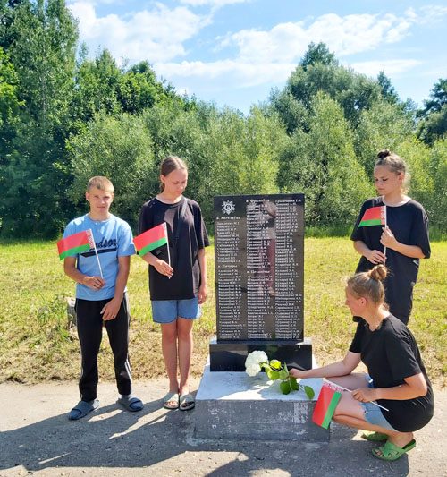 Шарейковские школьники провели велопробег в честь Дня Независимости Республики Беларусь