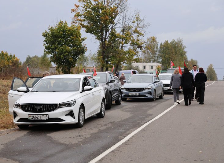 Состоялся автопробег в преддверии Дня освобождения Костюковичского района от немецко-фашистских захватчиков