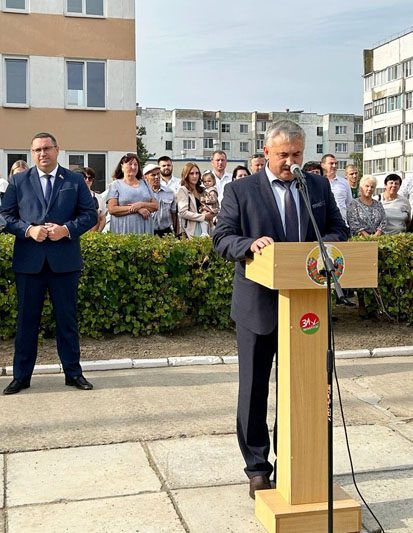 Узнали, как прошел праздник первого звонка в Костюковичской средней школе №4