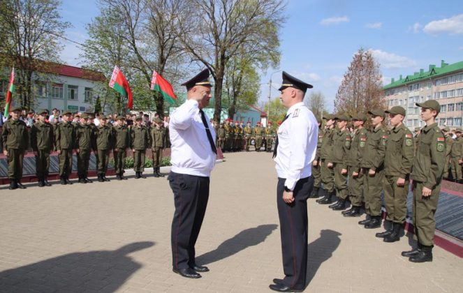 Фотофакт: Новобранцы клуба "Зубр" принесли клятву на верность Родине