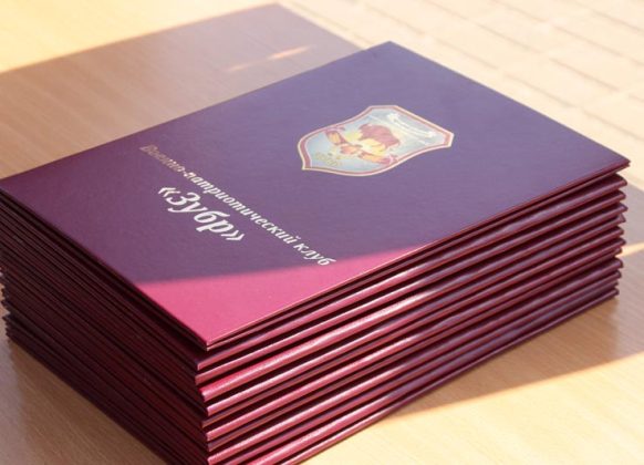 Фотофакт: Новобранцы клуба "Зубр" принесли клятву на верность Родине