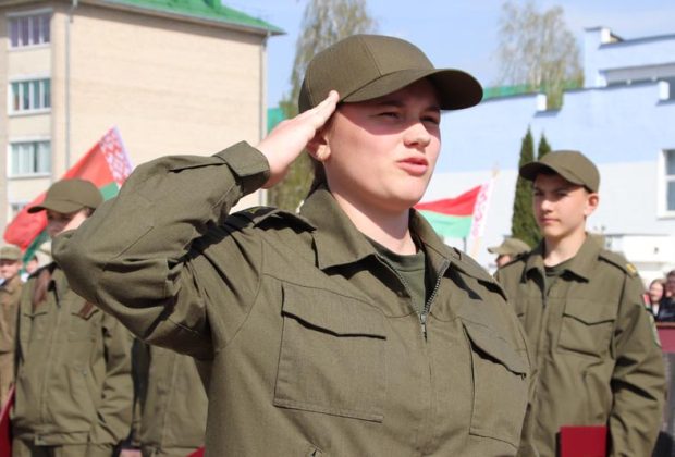 Фотофакт: Новобранцы клуба "Зубр" принесли клятву на верность Родине