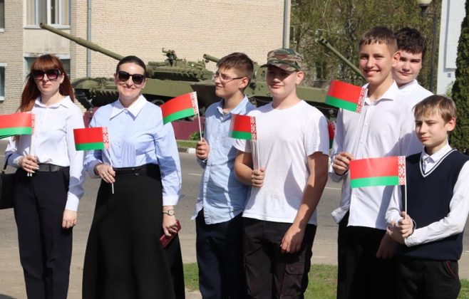 Фотофакт: Новобранцы клуба "Зубр" принесли клятву на верность Родине