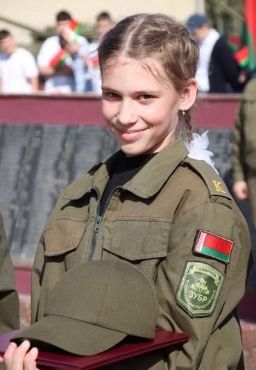 Фотофакт: Новобранцы клуба "Зубр" принесли клятву на верность Родине