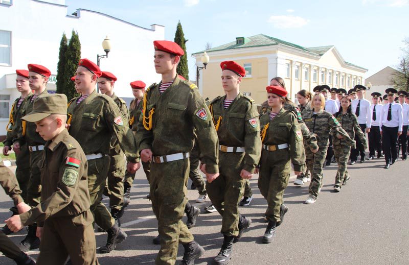 Фотофакт: Новобранцы клуба "Зубр" принесли клятву на верность Родине