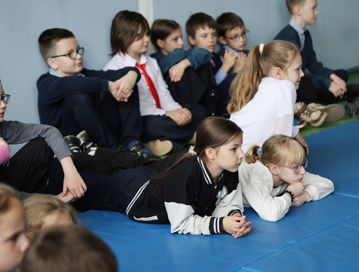 Показательные выступления юных дзюдоистов прошли в Костюковичском ФОЦ