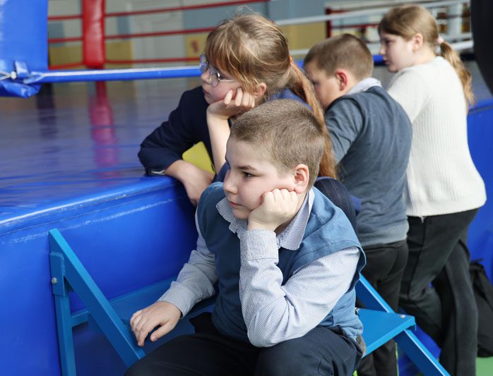 Показательные выступления юных дзюдоистов прошли в Костюковичском ФОЦ