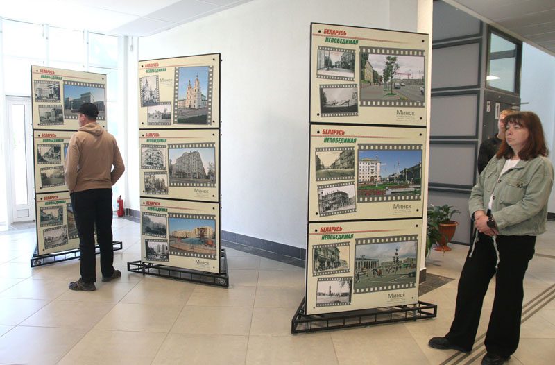 В Костюковичах открылась передвижная выставка, посвященная 80-летию Великой Победы «Беларусь непобедимая»