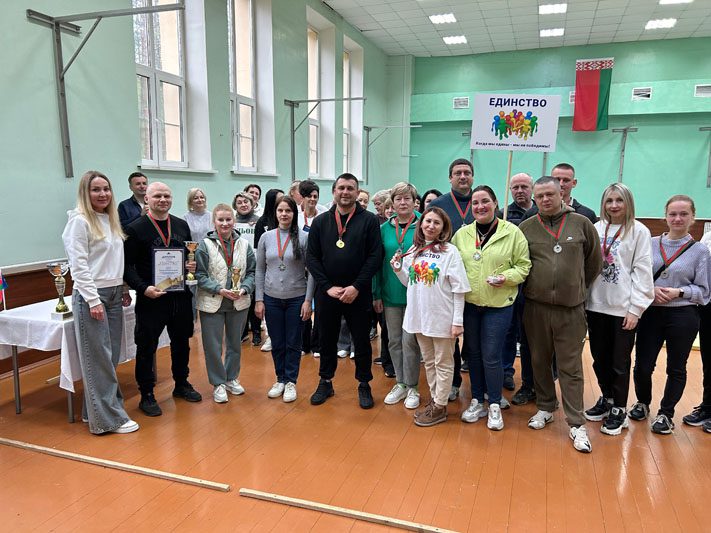 Представительство Белгосстраха по Костюковичскому району заняло призовое место на спартакиаде