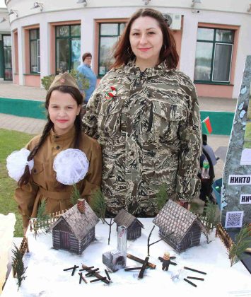 Праздничная колонна и концерт. Как в Костюковичах встретили День Победы