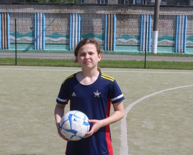 Узнали, о чем мечтает юная футболистка Полина Игнатенко