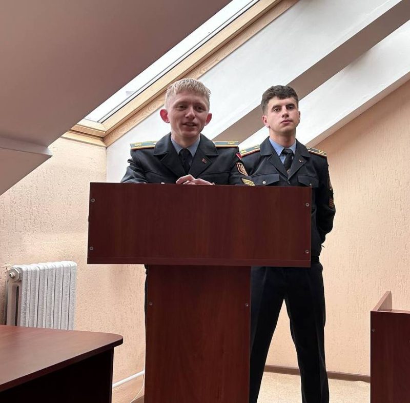 На базе РОВД прошли очередные занятия курсантов военно-патриотического клуба «Зубр»