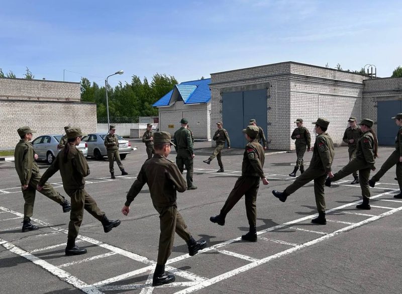 На базе РОВД прошли очередные занятия курсантов военно-патриотического клуба «Зубр»