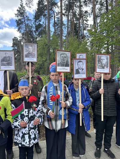 В Белынковичской школе мира прошел митинг, посвященный 80-й годовщине Великой Победы