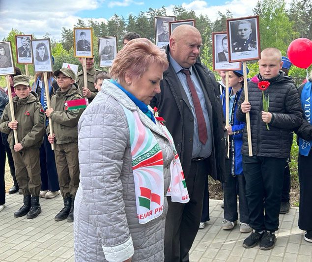 В Белынковичской школе мира прошел митинг, посвященный 80-й годовщине Великой Победы