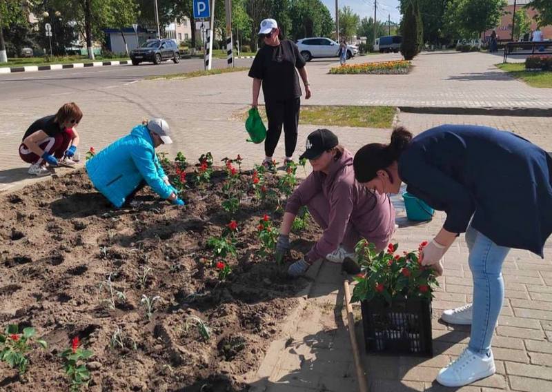 Костюковичи встречают лето во всей красе