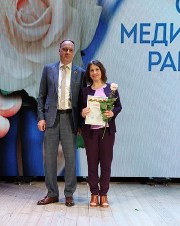 Медицинских работников чествовали сегодня в Костюковичах Медицинских работников чествовали сегодня в Костюковичах