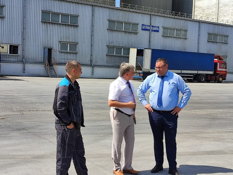 Александр Довгало посетил с рабочим визитом ОАО "Белорусский цементный завод"