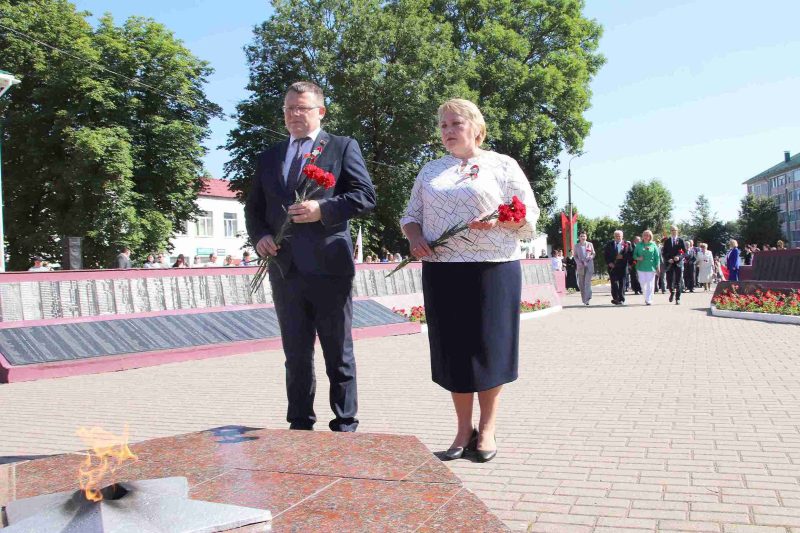 Гордимся тобой, Беларусь! Костюковичи отмечают День Независимости