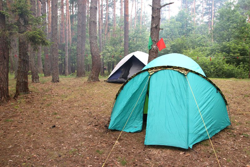 Фотофакт: Лагерь участников турслета "За здоровый образ жизни" развернулся у Беседи