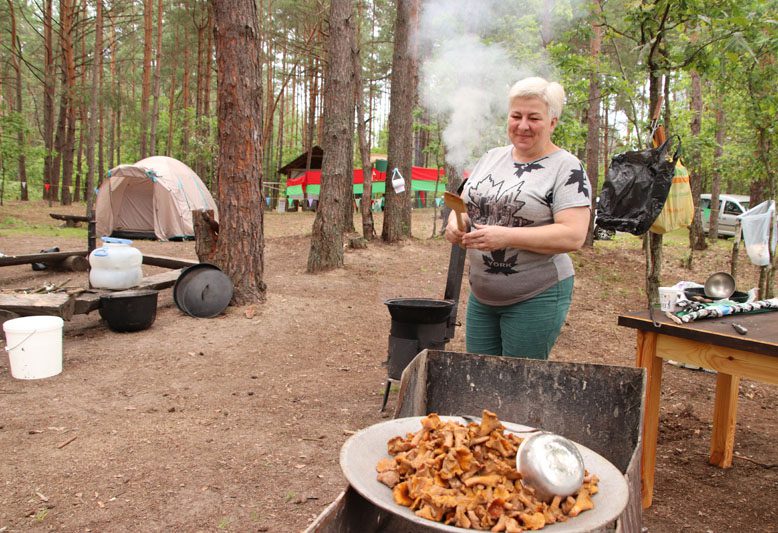 Фотофакт: Лагерь участников турслета "За здоровый образ жизни" развернулся у Беседи
